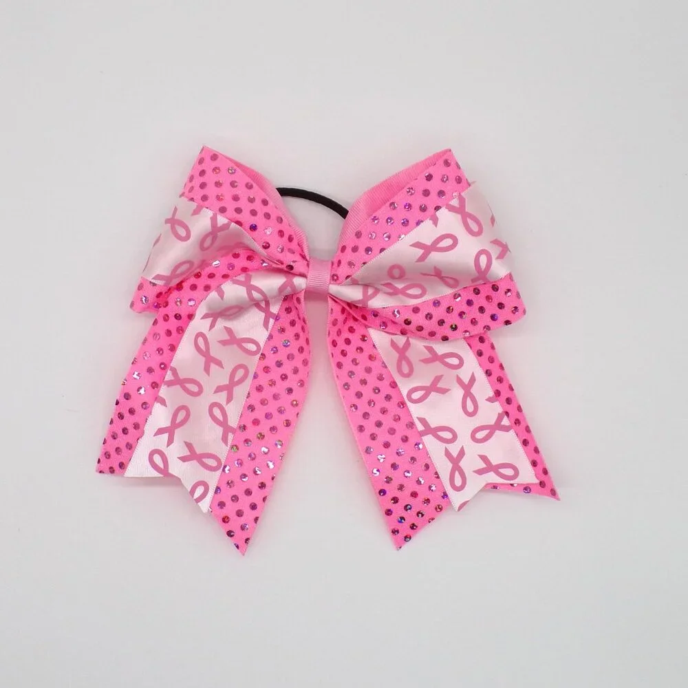 Cheer Hair Bow Lot Of 6 Girls Ribbon Bows Holiday Pageant Dance 7
